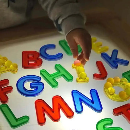 26 Pack Transparent Letters-26 Pack Transparent Letters
