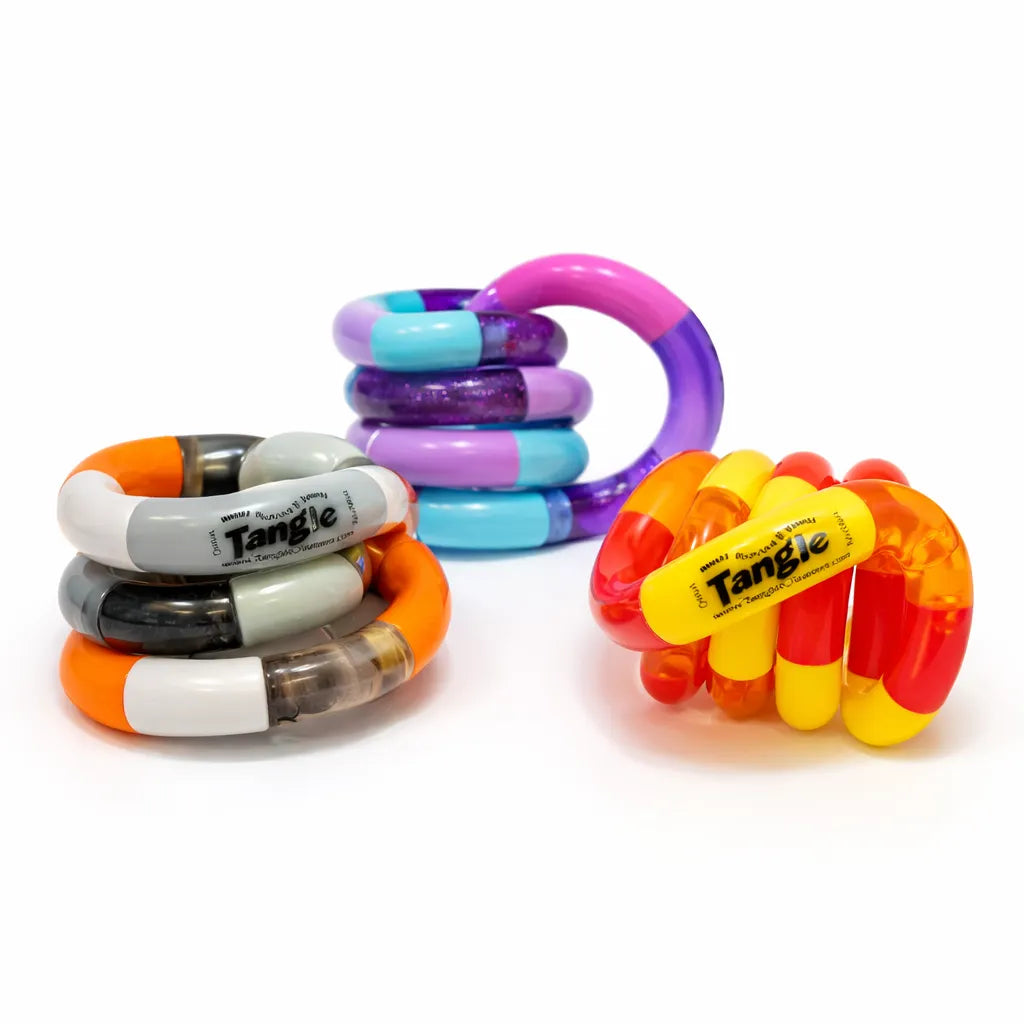 3 Pack Assorted Tangle Fidget Toys-3 Pack Assorted Tangle Fidget Toys