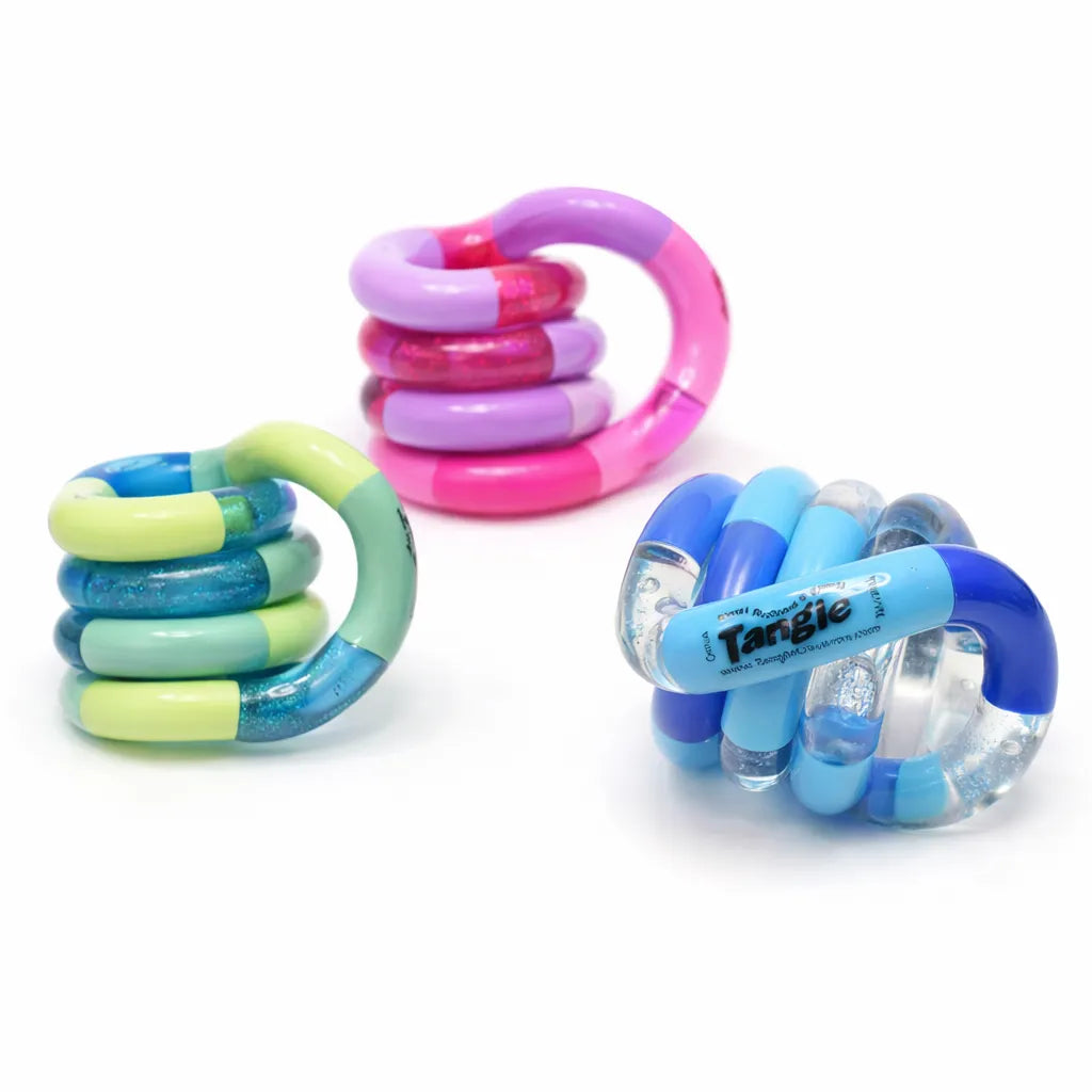 3 Pack Assorted Tangle Fidget Toys-3 Pack Assorted Tangle Fidget Toys