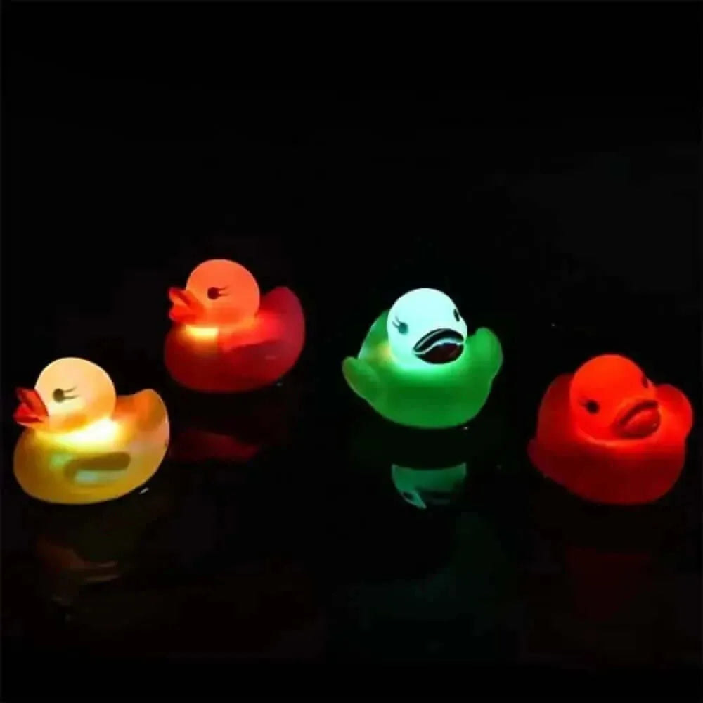 3 Pack Light Up Bath Duck Set-3 Pack Light Up Bath Duck Set
