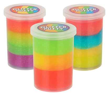 3 Pack Tactile Colourful Rainbow Slime-3 Pack Tactile Colourful Rainbow Slime