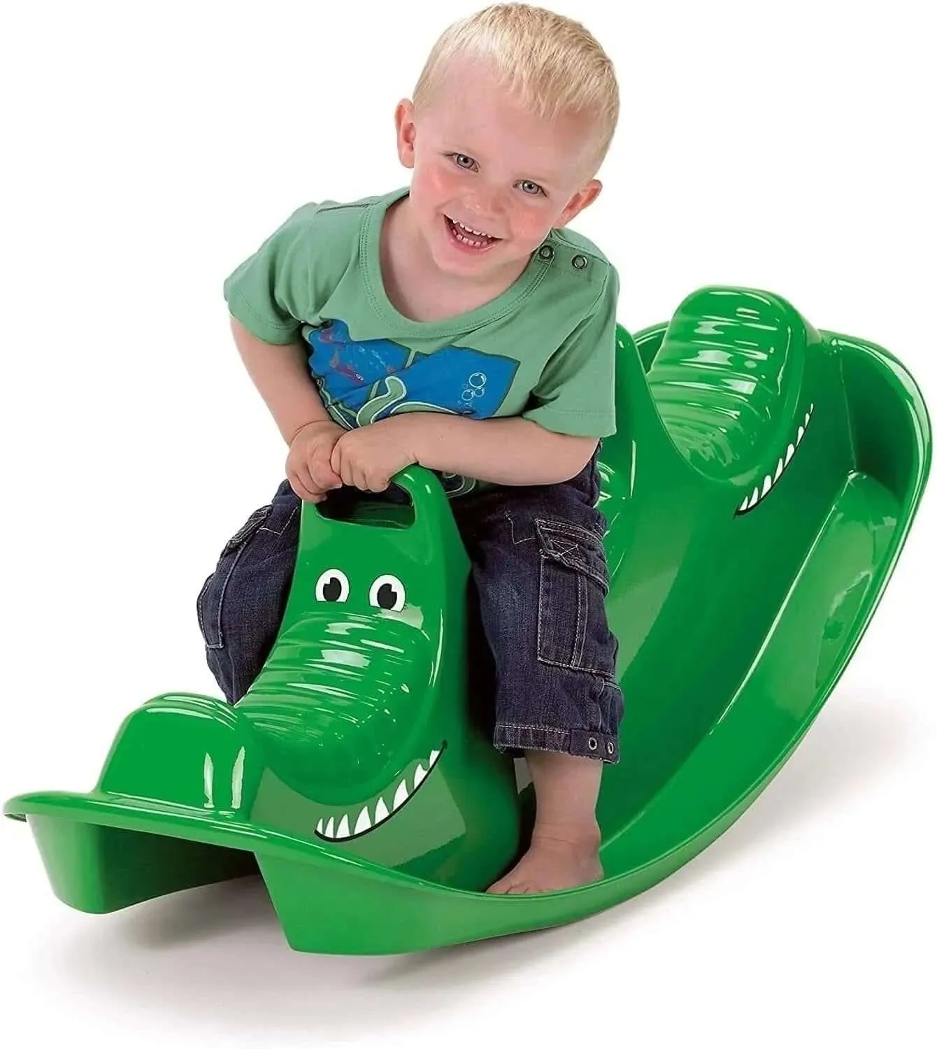 3 Persons Rocker and Seesaw - Crocodile-3 Persons Rocker and Seesaw - Crocodile