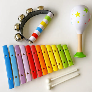3 Piece Wooden Music Set-3 Piece Wooden Music Set