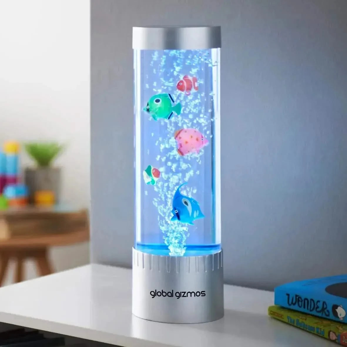 32cm Bubble Fish Lamp Colour Changing-32cm Bubble Fish Lamp Colour Changing
