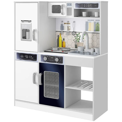 Kids' Play Kitchen with Running Water, Lights and Sounds lifestyle play scene 5
