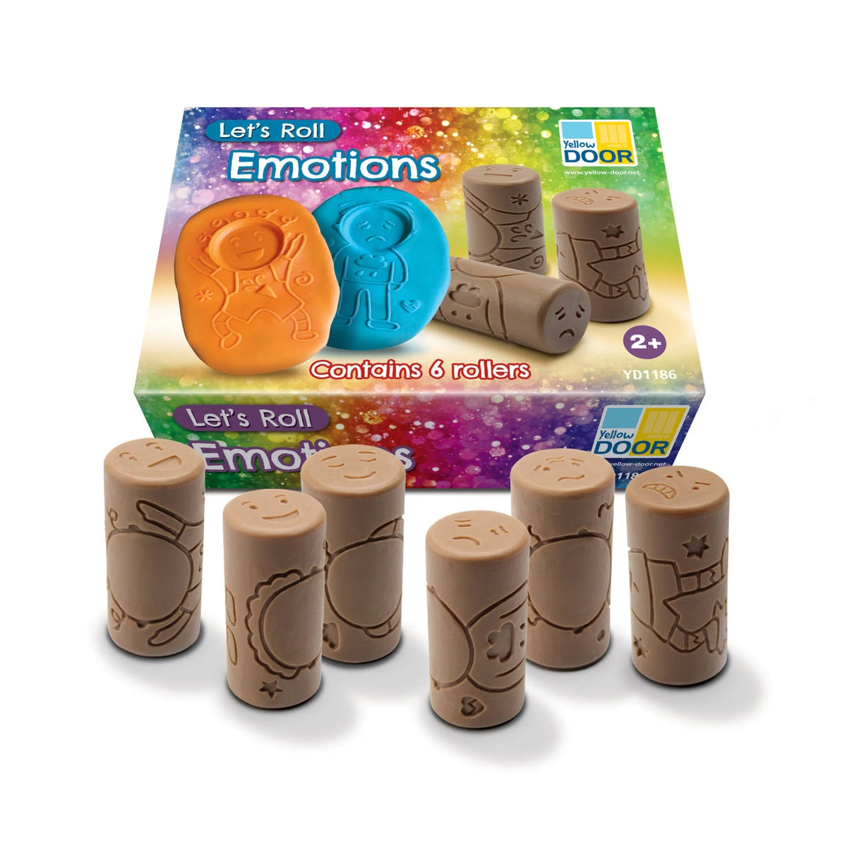 36 Dough Stamper Rollers Emotions set