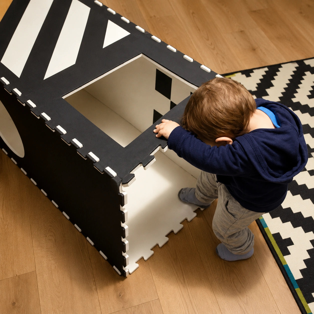 3D Creative Black And White Mats-3D Creative Black And White Mats