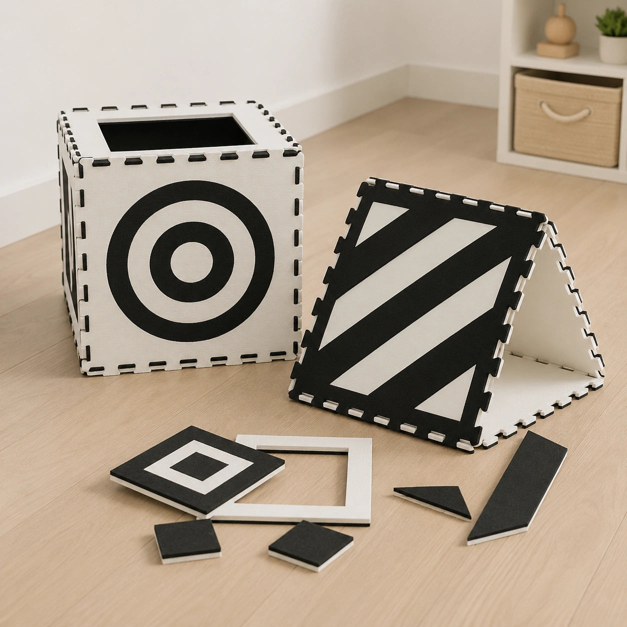 3D Creative Black And White Mats-3D Creative Black And White Mats