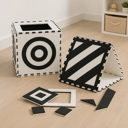 3D Creative Black And White Mats-3D Creative Black And White Mats