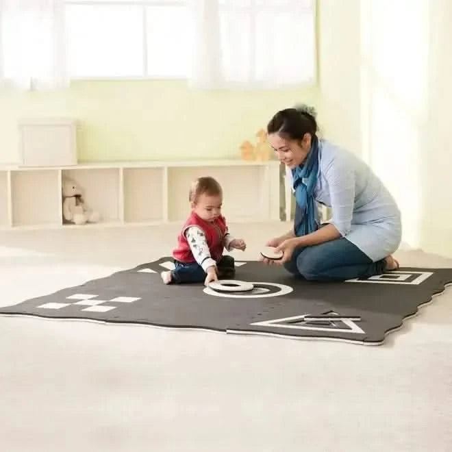 3D Creative Black And White Mats-3D Creative Black And White Mats