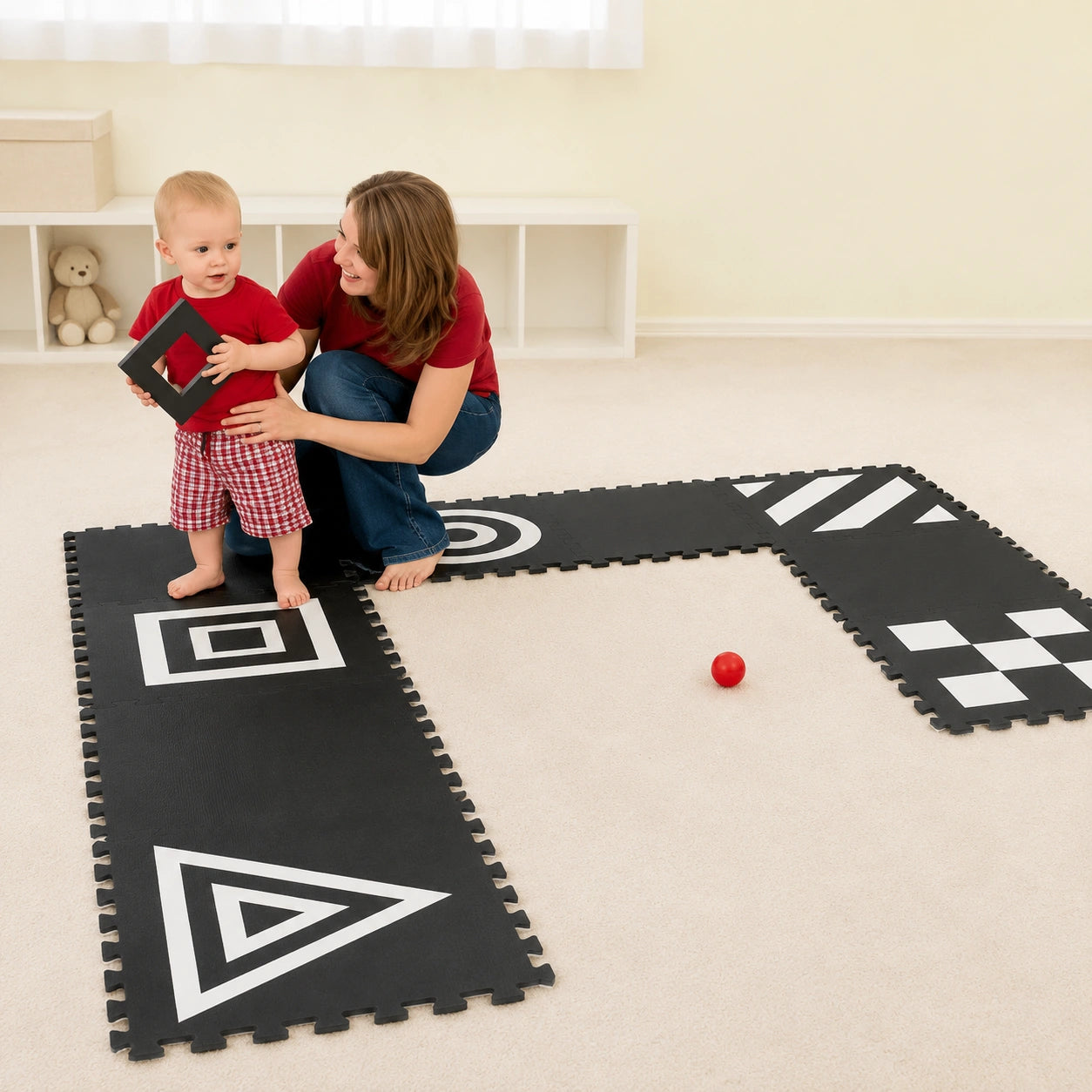3D Creative Black And White Mats-3D Creative Black And White Mats