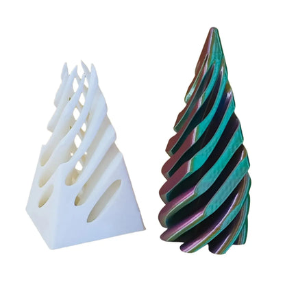 3D Spiral Pyramid-3D Spiral Pyramid