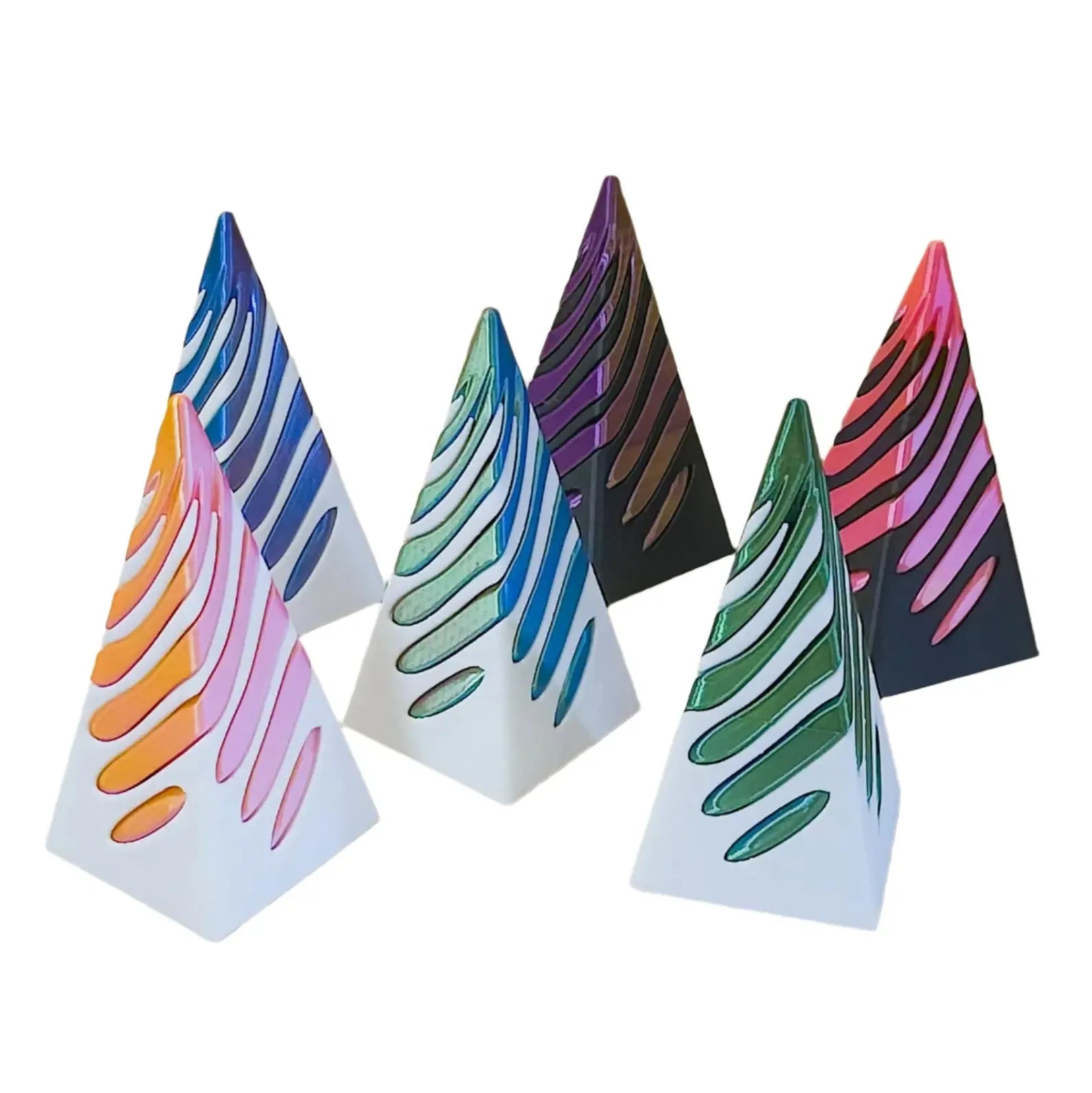 3D Spiral Pyramid-3D Spiral Pyramid