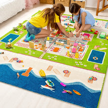 3D Twin Houses Play Rug-3D Twin Houses Play Rug