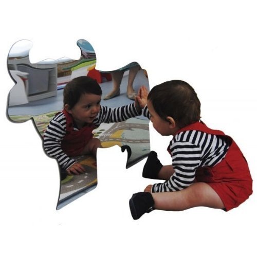 4 Farm Animal Mirrors, The Farm Animal Mirrors set is a delightful addition to any nursery, preschool, or child's playroom. Designed to be both fun and educational, these mirrors encourage children to explore their reflections, helping to develop self-awareness and cognitive skills. Farm Animal Mirrors Features: Engaging Designs: Each farm animal mirror in the set is shaped like a different farm animal - Sheep, Donkey, Cow, and Hen. The playful designs capture children's imagination and make the act of refl