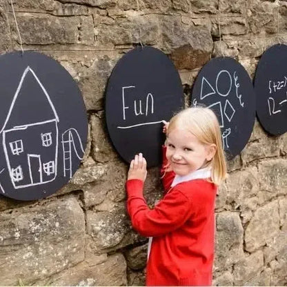 4 Pack Circular Chalkboards-4 Pack Circular Chalkboards