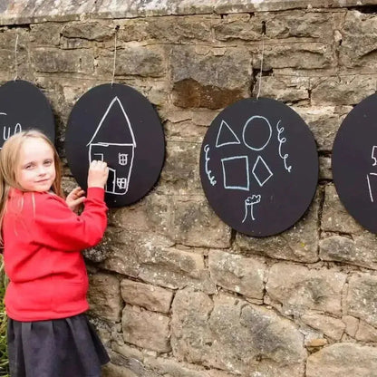 4 Pack Circular Chalkboards-4 Pack Circular Chalkboards