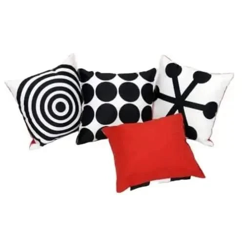 4 Pack Geometric Perception Cushion-4 Pack Geometric Perception Cushion
