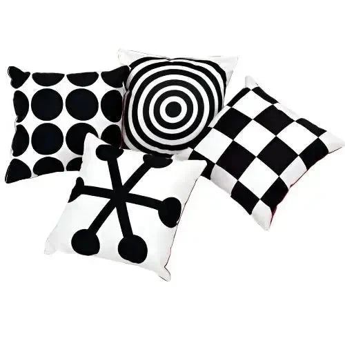 4 Pack Geometric Perception Cushion-4 Pack Geometric Perception Cushion