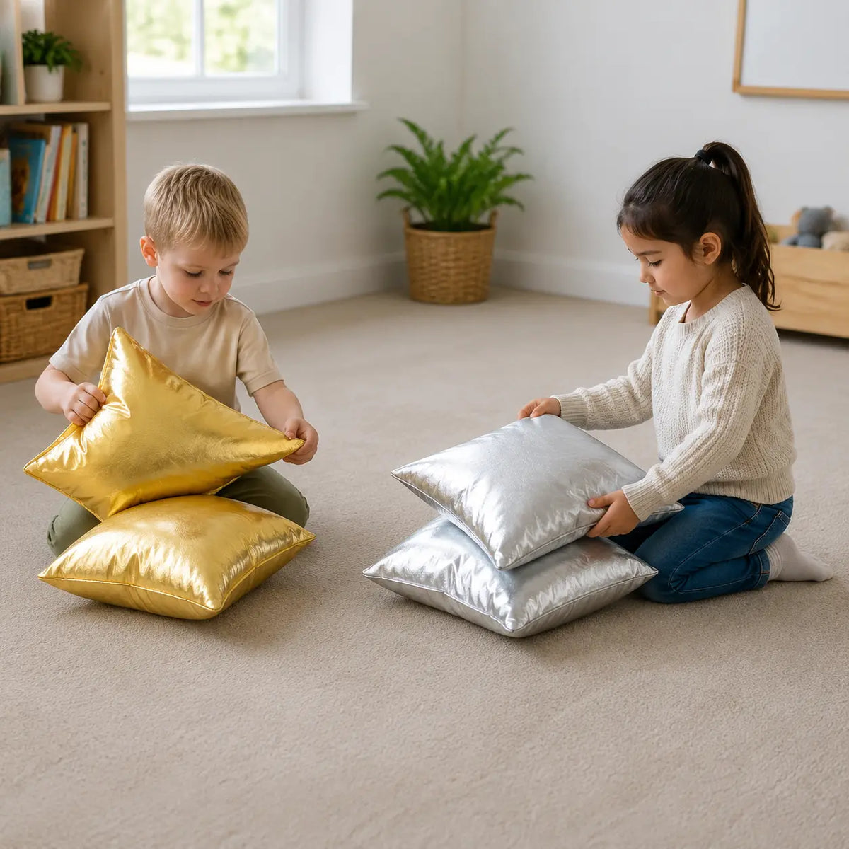 4 Pack Shiny Scatter Cushions lifestyle image 5