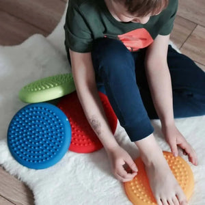4 Pack Textured Balancing Discs-4 Pack Textured Balancing Discs