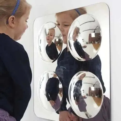4 Pack TickiT Large Acrylic Mirror Panels Set-4 Pack TickiT Large Acrylic Mirror Panels Set