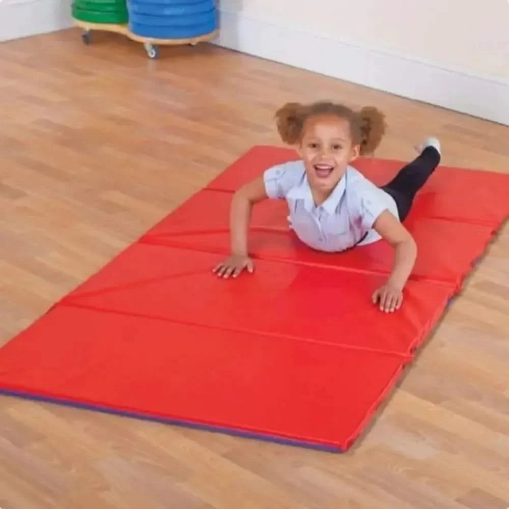 4 Section Folding Tumble Mat Pack of 5-4 Section Folding Tumble Mat Pack of 5