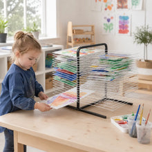 40 Shelf Table Top Dryer in a naturally lit early years nursery lifestyle setting 1