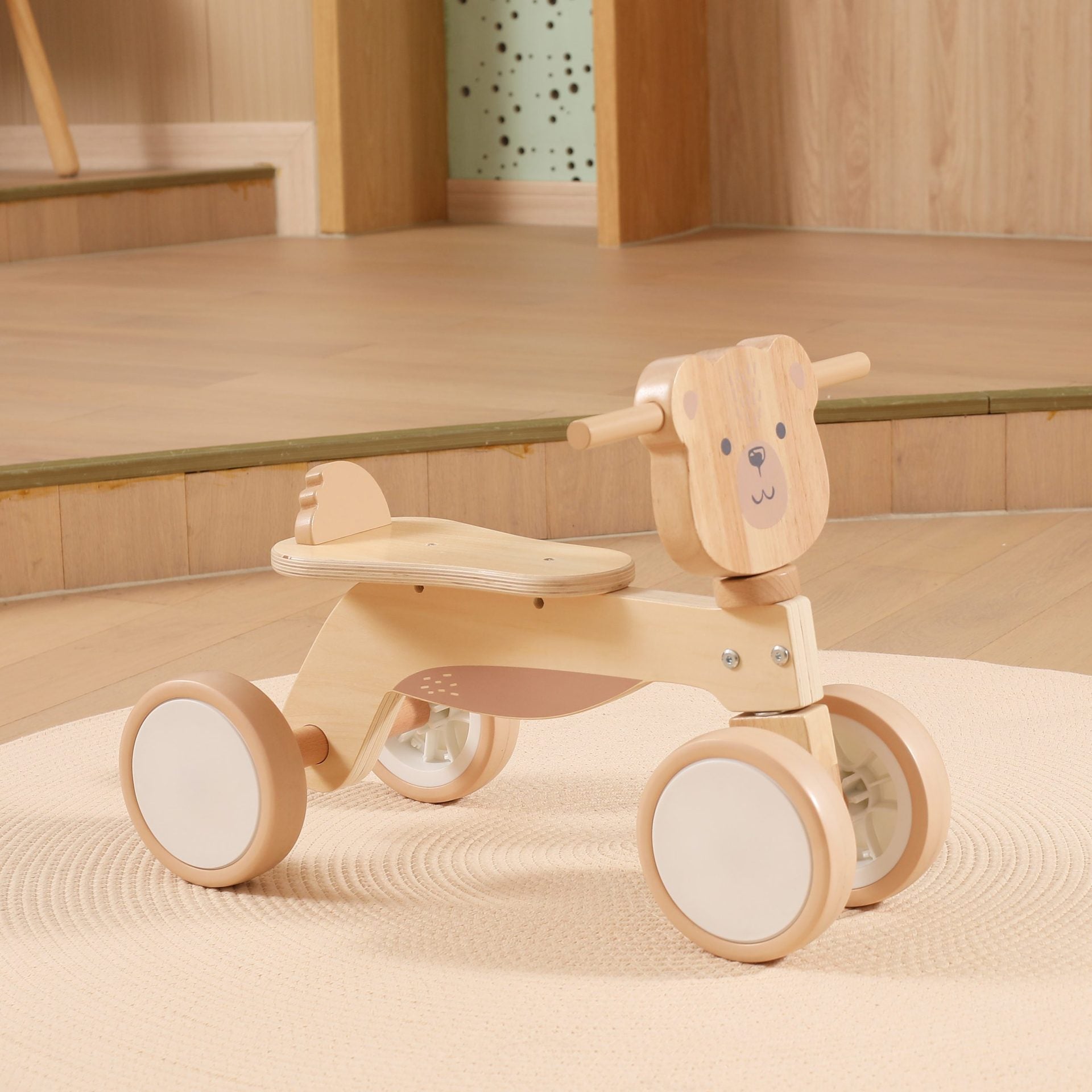 PolarB Wooden Trike Polar Bear