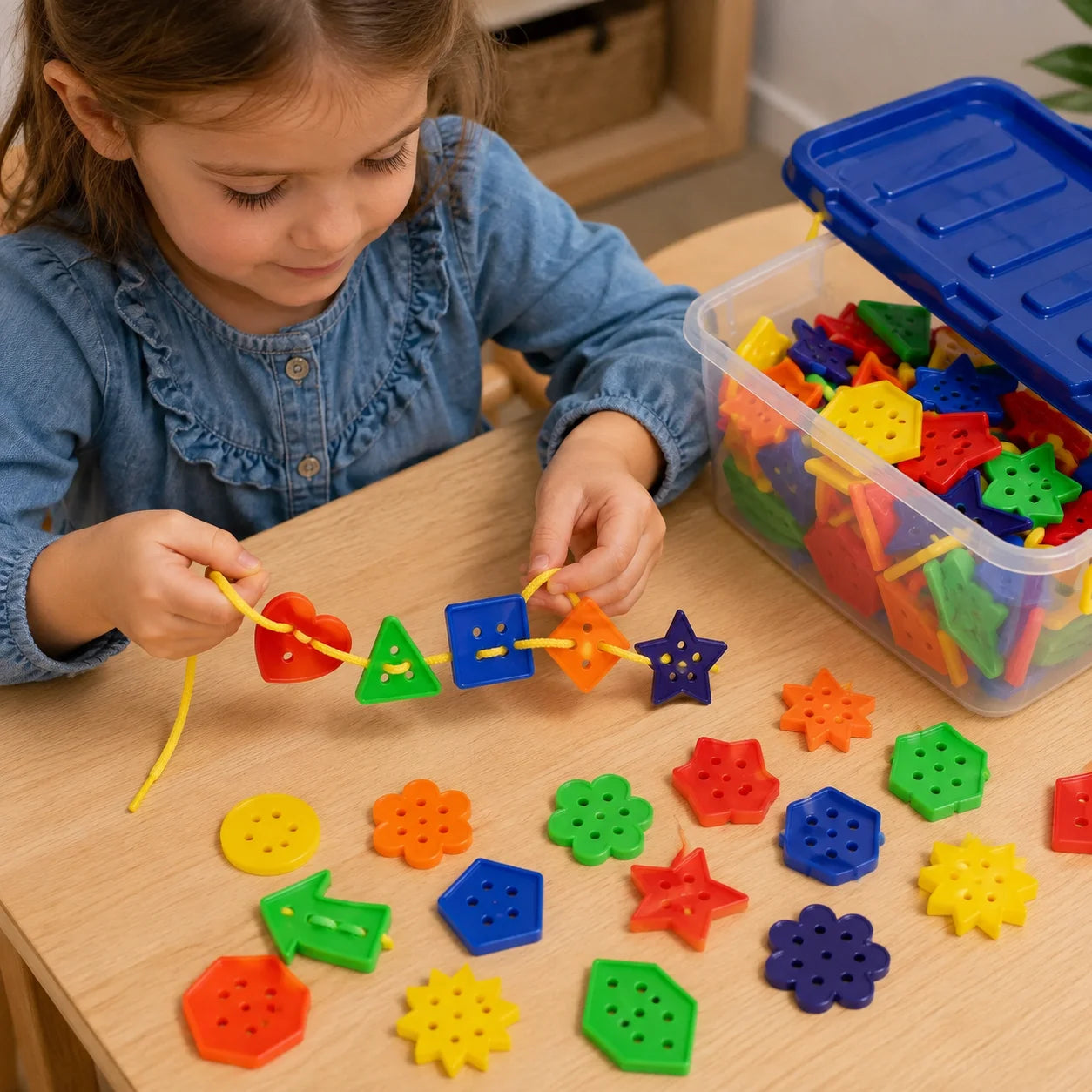 444 Piece Shape Number and Geometry Buttons Set-444 Piece Shape Number and Geometry Buttons Set