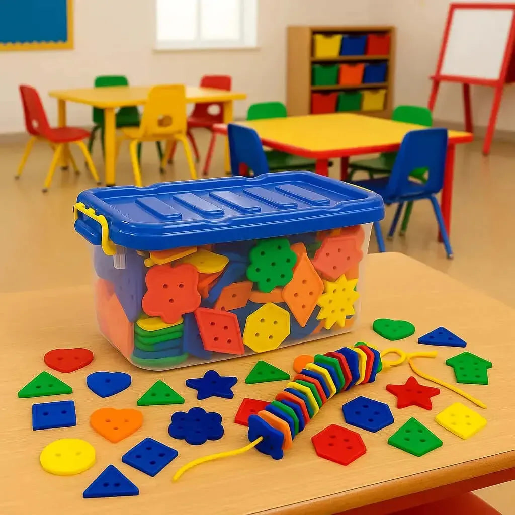 12 Shape Number and Geometry Buttons Set,STEM TOYS,School STEM toys ...