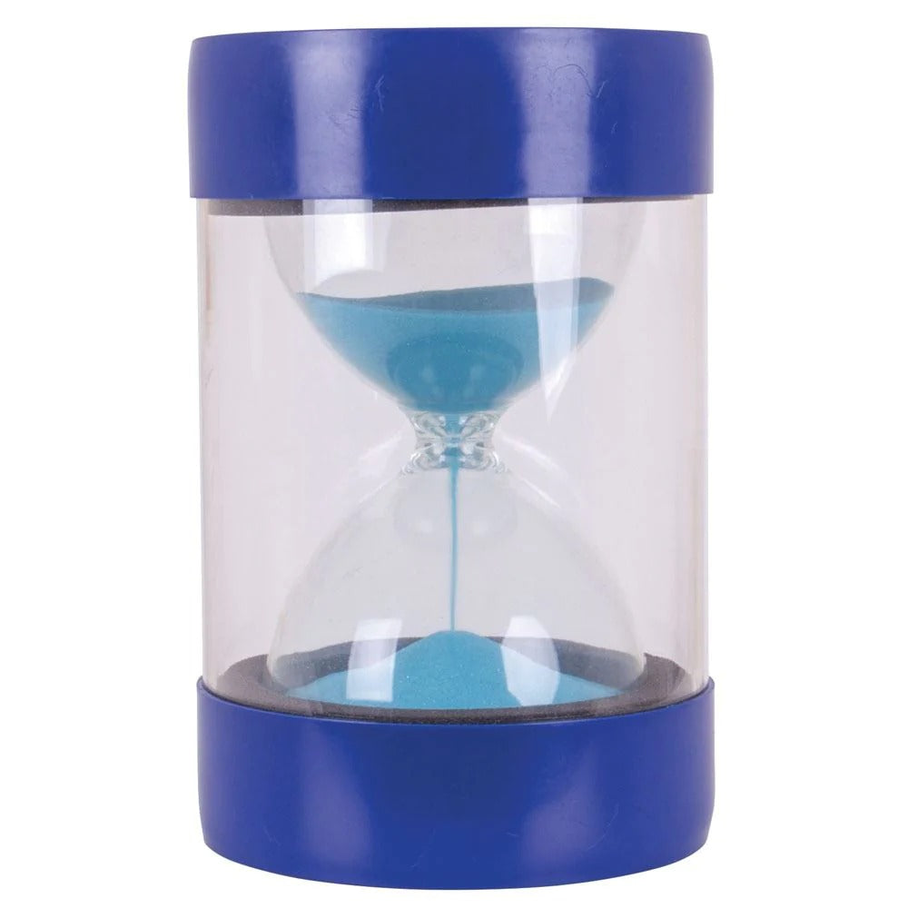 5 minute Giant Sand Timer Stool, The Bigjigs Toys 5 Minute Sit On Giant Sand Timer is ideal for improved and managed time keeping and concentration, giving children an effective visual demonstration of time passing. This Sit On Sand Timer is just like any standard sand timer, but much bigger! The indestructible design makes it an excellent resource for all ages. Ensures complete focus when completing tasks, making learning fun. Our 5 minute sand timer for kids is ideal for use at home or in the classroom, w