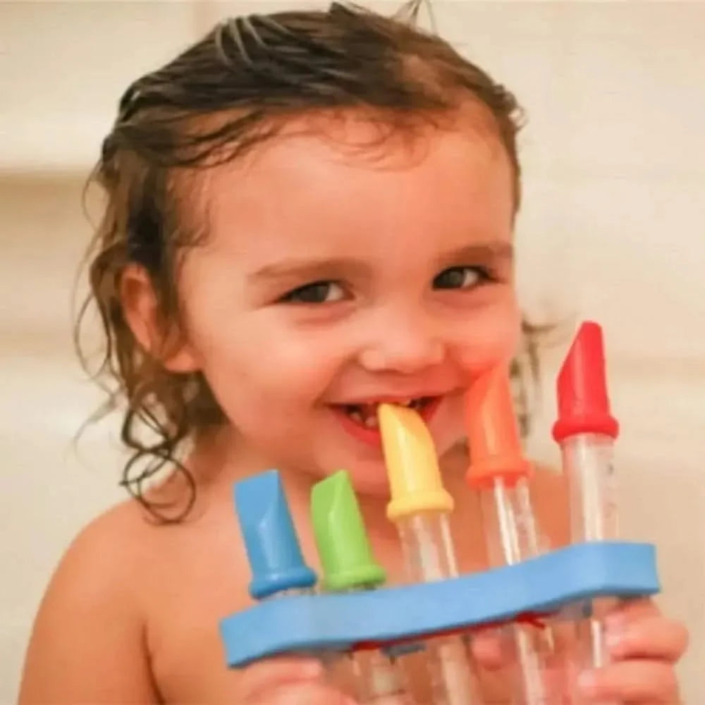 5 Pack Bath Water Flutes-5 Pack Bath Water Flutes