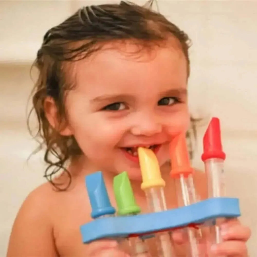 5 Pack Bath Water Flutes-5 Pack Bath Water Flutes