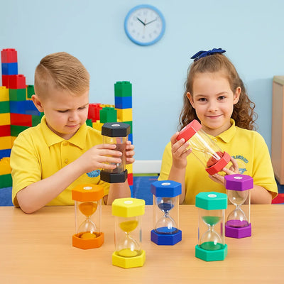 5 Pack Special Needs Sand Timer Kit-5 Pack Special Needs Sand Timer Kit