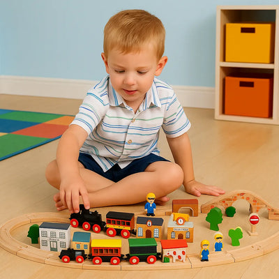 50 Piece Train Set-50 Piece Train Set