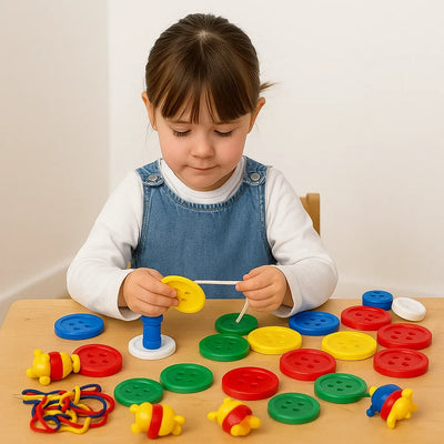54 Pack Giant Threading Buttons-54 Pack Giant Threading Buttons