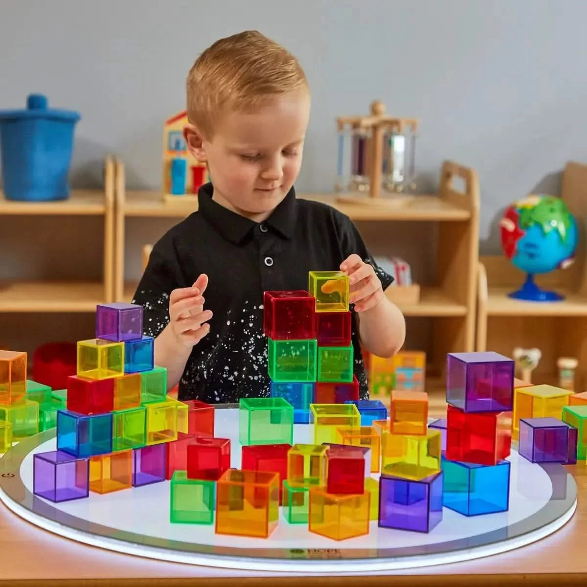 54 Pack Translucent Cube Set-54 Pack Translucent Cube Set