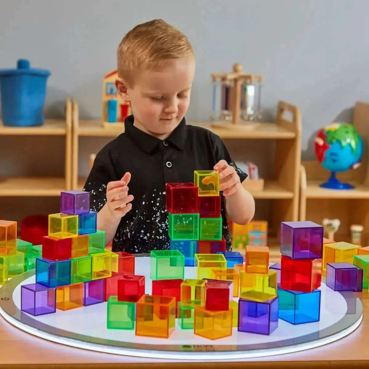 54 Pack Translucent Cube Set-54 Pack Translucent Cube Set