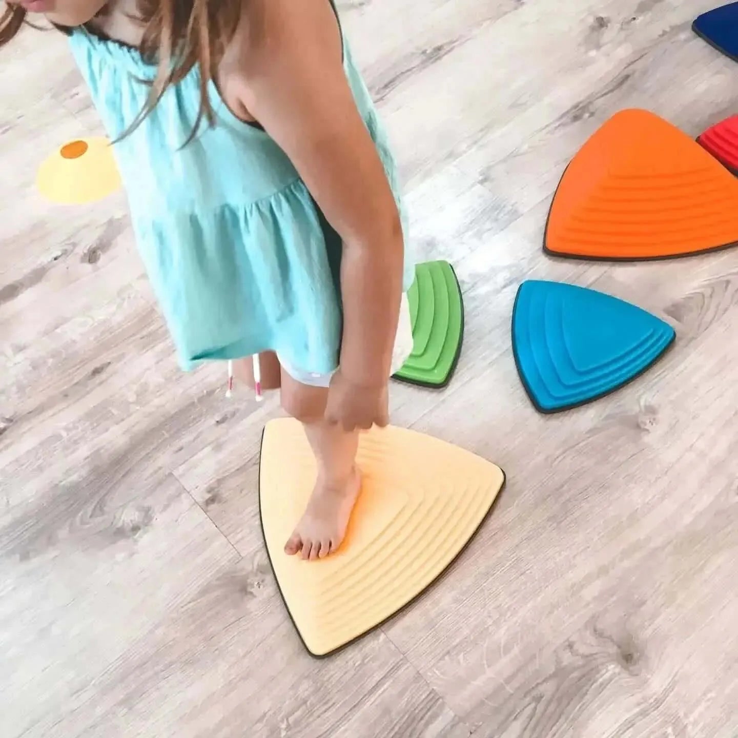 6 Pack Balance Riverstones Stepping Stones-6 Pack Balance Riverstones Stepping Stones