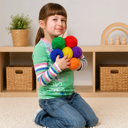 6 Pack of Fleece Balls-6 Pack of Fleece Balls