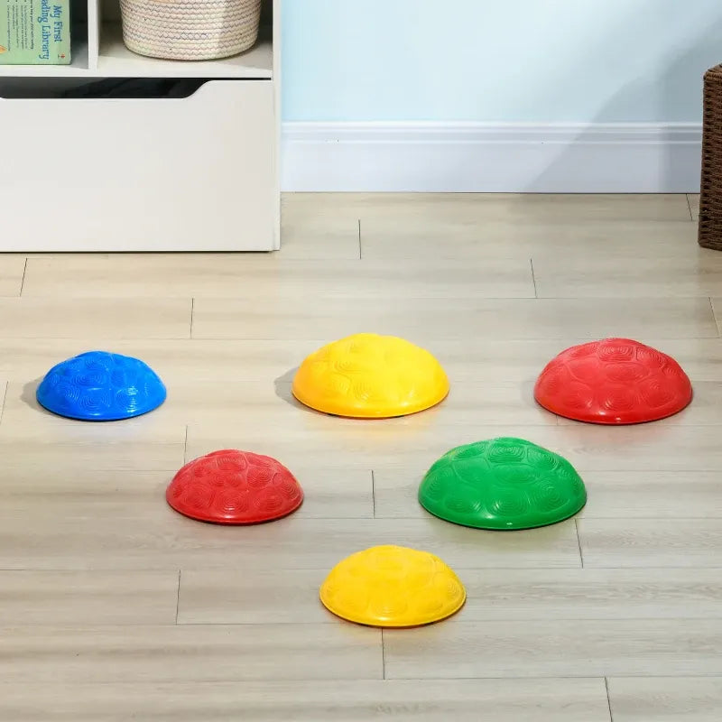 6 Pack Textured Balancing Discs-6 Pack Textured Balancing Discs