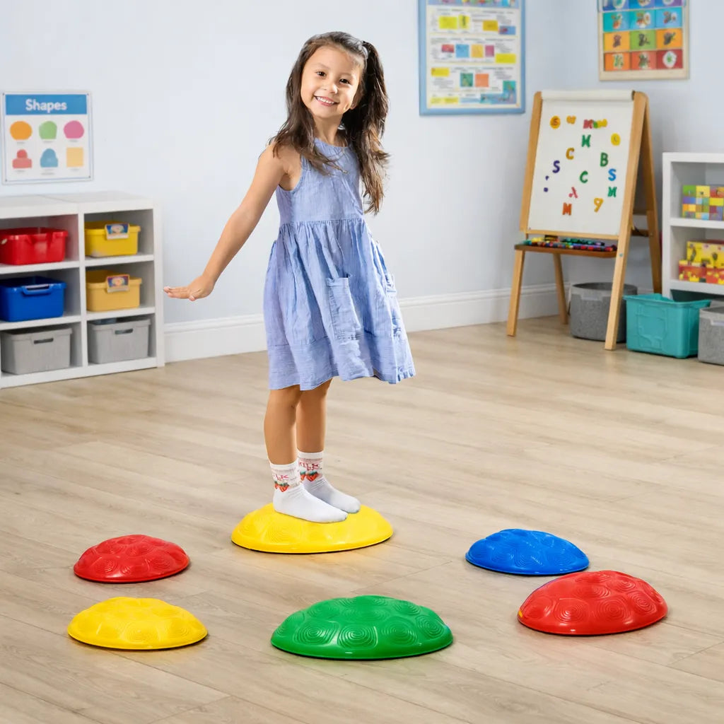6 Pack Textured Balancing Discs-6 Pack Textured Balancing Discs