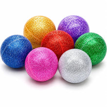 7 Pack Sensory Rainbow Glitter Balls-7 Pack Sensory Rainbow Glitter Balls