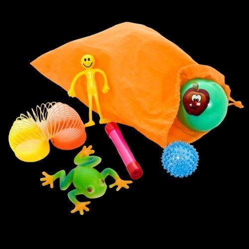 7 Piece Fun Sensory Kit, Guaranteed to bring a smile to anyone's face, our fun kit is packed with items to touch, smell, bounce, stretch and shake. Vibrant colours and different textures make this ideal for people of all abilities. Useful for group activity sessions, pass them around and talk about how they make everybody feel. Also can be used for anyone with a sight impairment. Why not use for a memory game with a difference - Blindfold players and place items on a table and secretly take various items aw