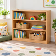 750mm Bookcase with 2 Adjustable Shelves in a bright classroom – view 1