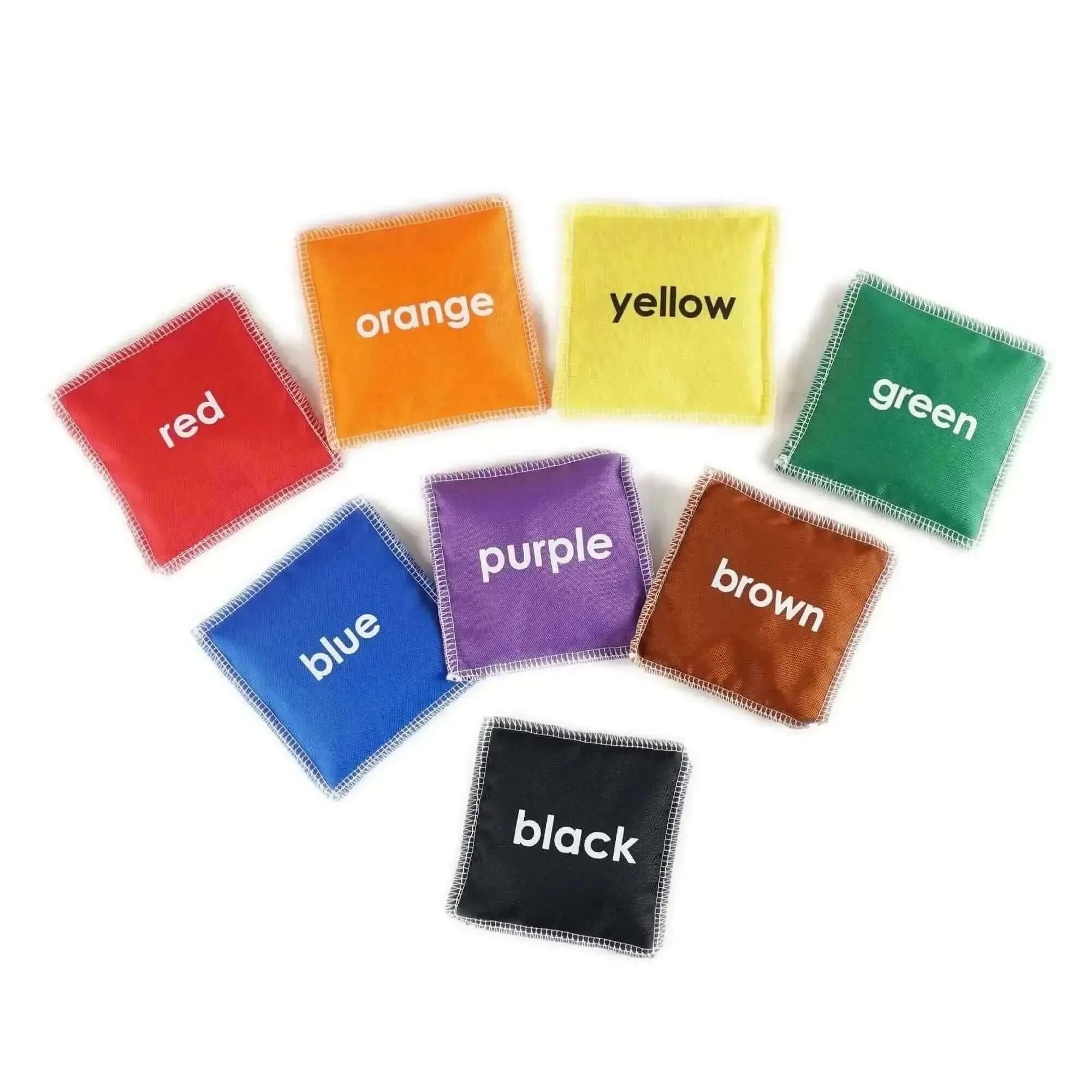 8 Pack Colour Name Bean Bags-8 Pack Colour Name Bean Bags