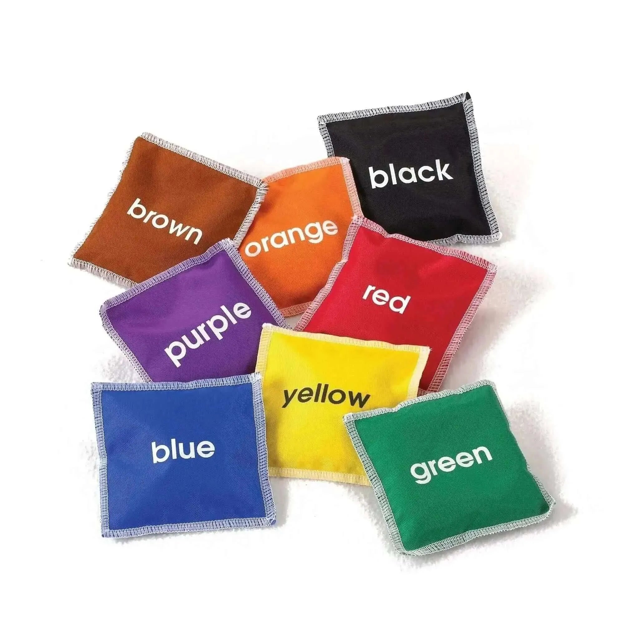 8 Pack Colour Name Bean Bags-8 Pack Colour Name Bean Bags
