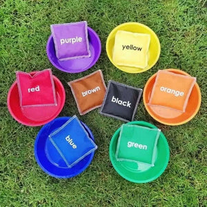 8 Pack Colour Name Bean Bags-8 Pack Colour Name Bean Bags