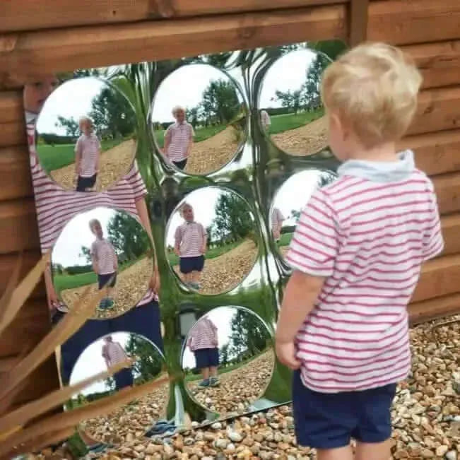 9 Bubble Outdoor Mirror-9 Bubble Outdoor Mirror